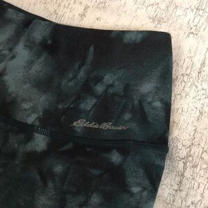 Eddie Bauer Leggings; Green Tie Dye; 'Movement Lux Collection' XS